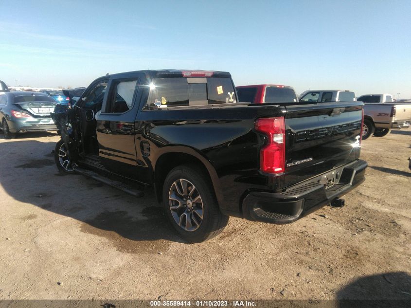 2021 CHEVROLET SILVERADO 1500 RST VIN: 3GCPWDED6MG125733