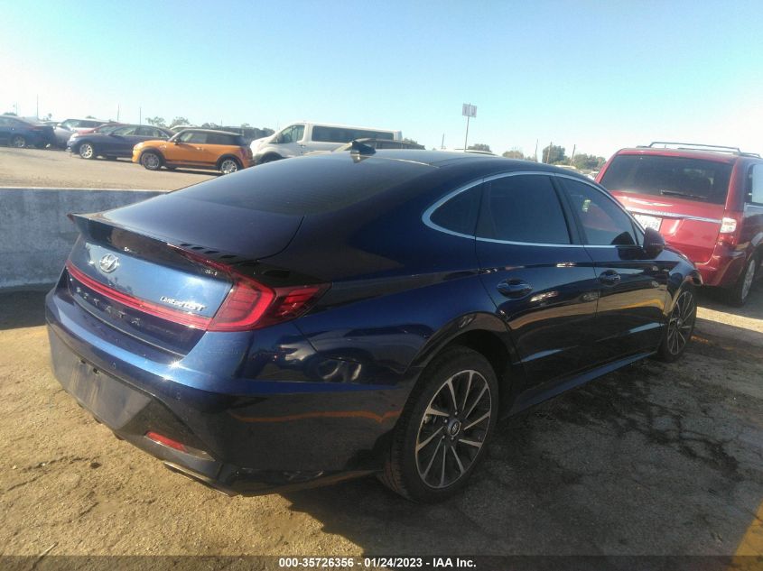 2021 HYUNDAI SONATA LIMITED VIN: 5NPEH4J29MH075052