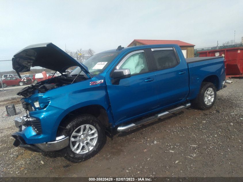 2022 CHEVROLET SILVERADO 1500 LT VIN: 1GCUDDED8NZ631705