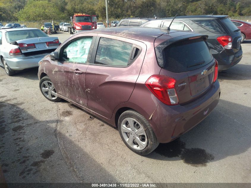 2021 CHEVROLET SPARK LS VIN: KL8CB6SA3MC710393