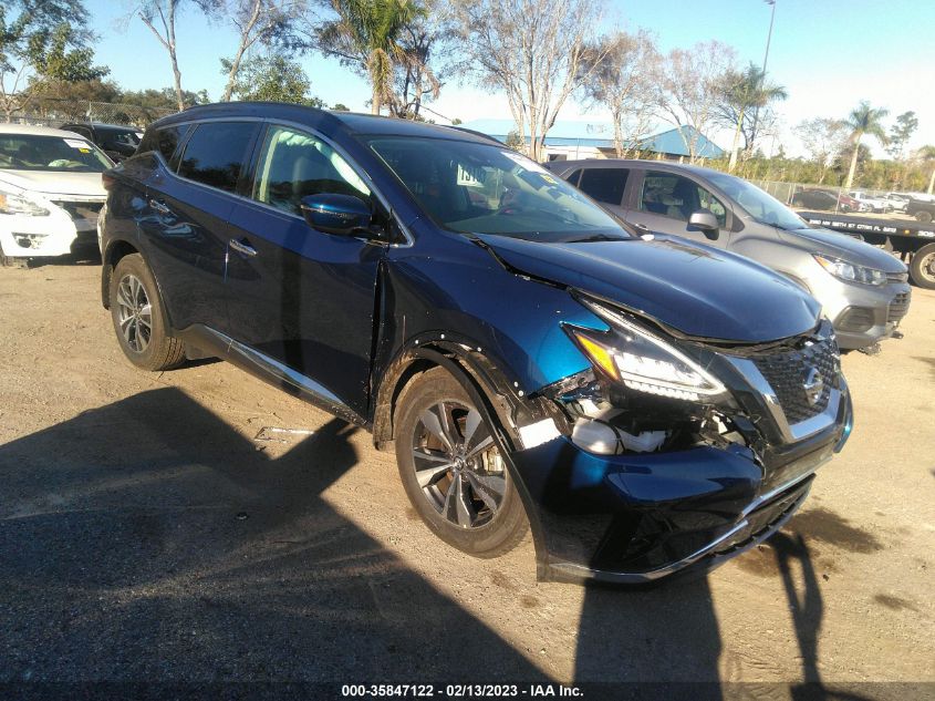 2022 NISSAN MURANO SV VIN: 5N1AZ2BJ8NC120593