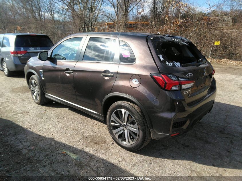 2022 MITSUBISHI OUTLANDER SPORT ES/LE/SE VIN: JA4ARUAU2NU023261