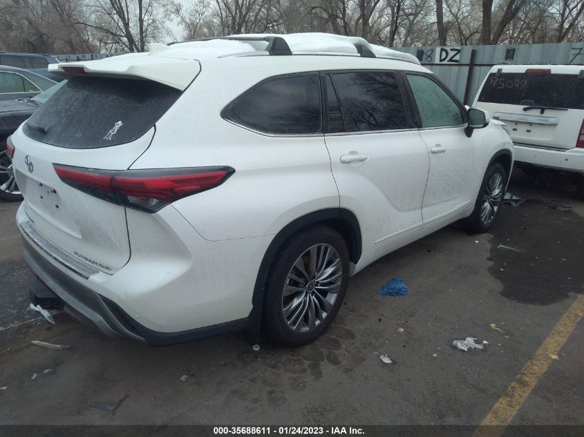 2021 TOYOTA HIGHLANDER PLATINUM VIN: 5TDFZRBH3MS080310