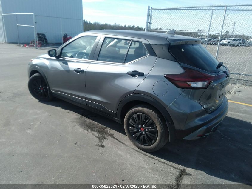 2022 NISSAN KICKS S VIN: 3N1CP5BV2NL476892