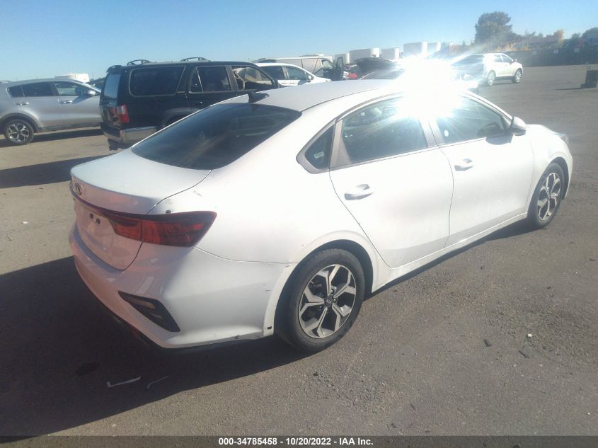2021 KIA FORTE LXS VIN: 3KPF24AD2ME309110