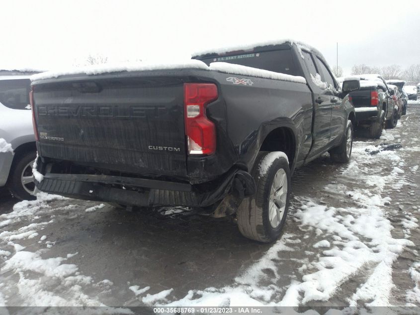 2021 CHEVROLET SILVERADO 1500 CUSTOM VIN: 1GCRYBEH4MZ110397