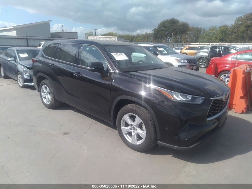 2020 TOYOTA HIGHLANDER L VIN: 5TDCZRAH4LS019924