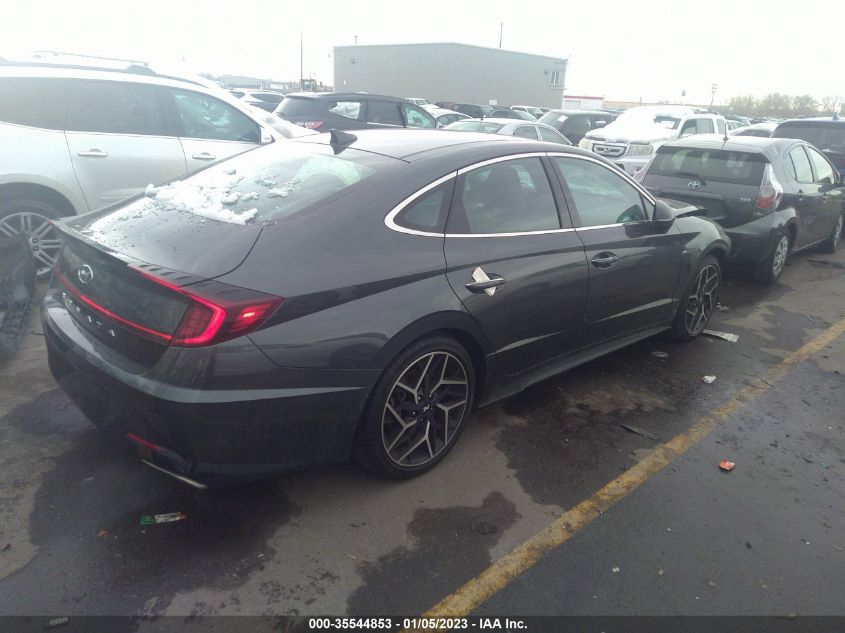 2022 HYUNDAI SONATA SEL VIN: KMHL14JA2NA227410
