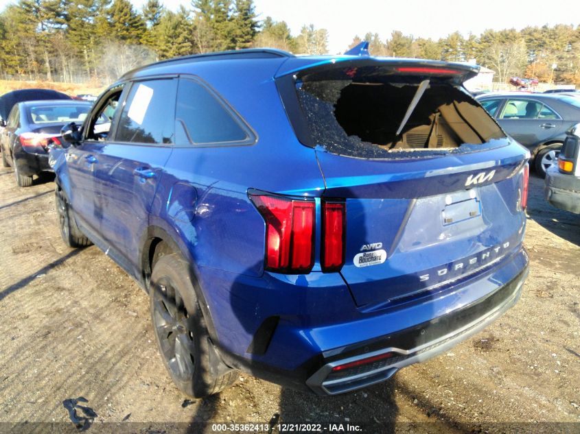 2022 KIA SORENTO SX VIN: 5XYRKDLF2NG098927