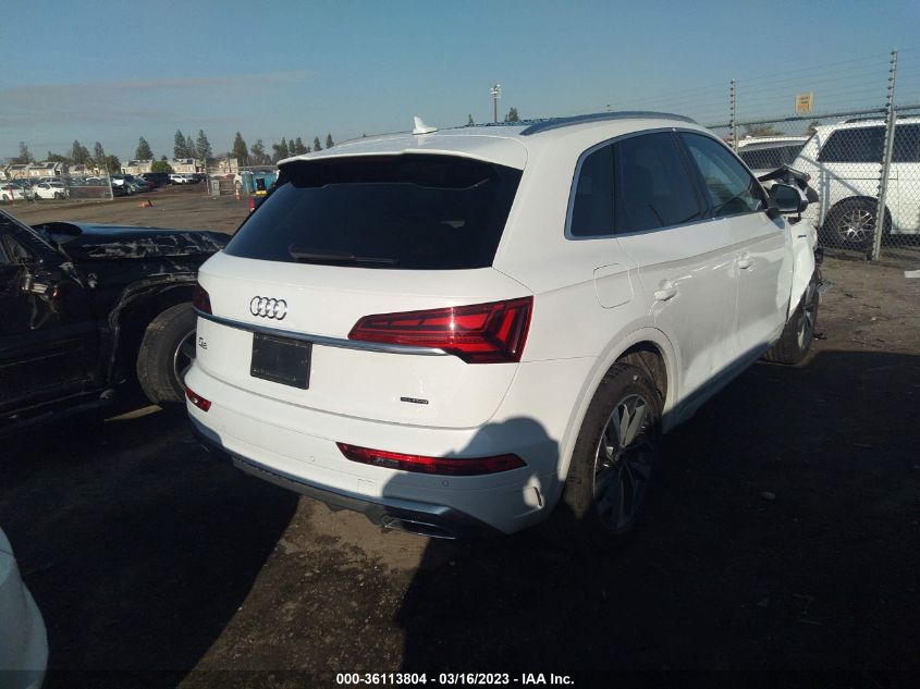 2022 AUDI Q5 S LINE PREMIUM VIN: WA1GAAFY4N2096719