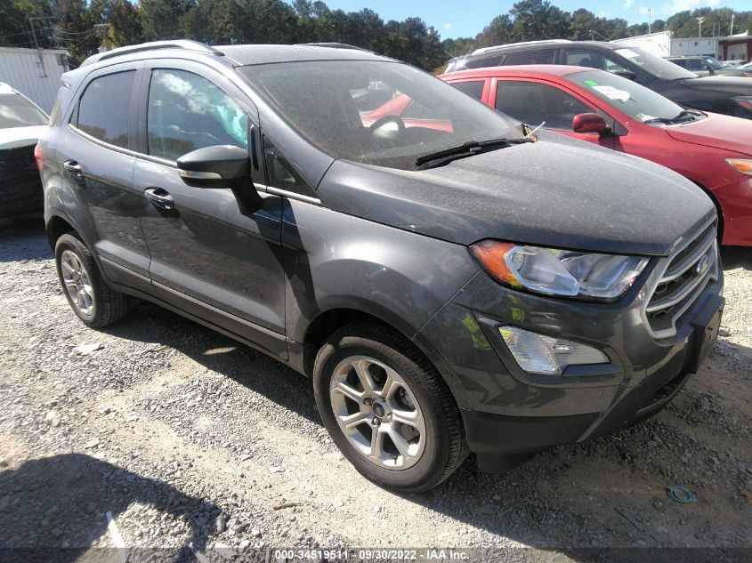 2020 FORD ECOSPORT SE VIN: MAJ6S3GL3LC317804