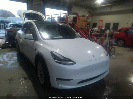 2021 TESLA MODEL Y LONG RANGE VIN: 5YJYGDEE3MF252620