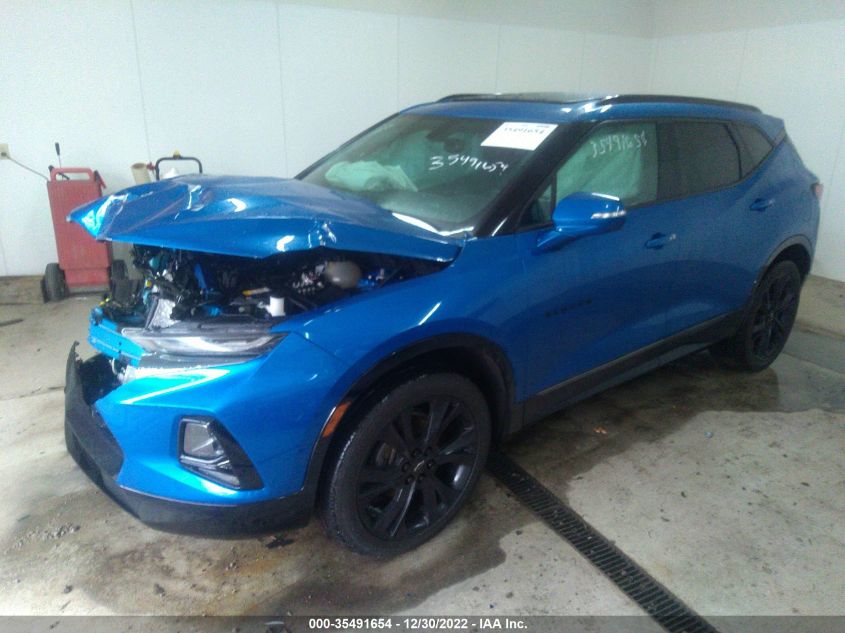 2020 CHEVROLET BLAZER RS VIN: 3GNKBKRS2LS647295