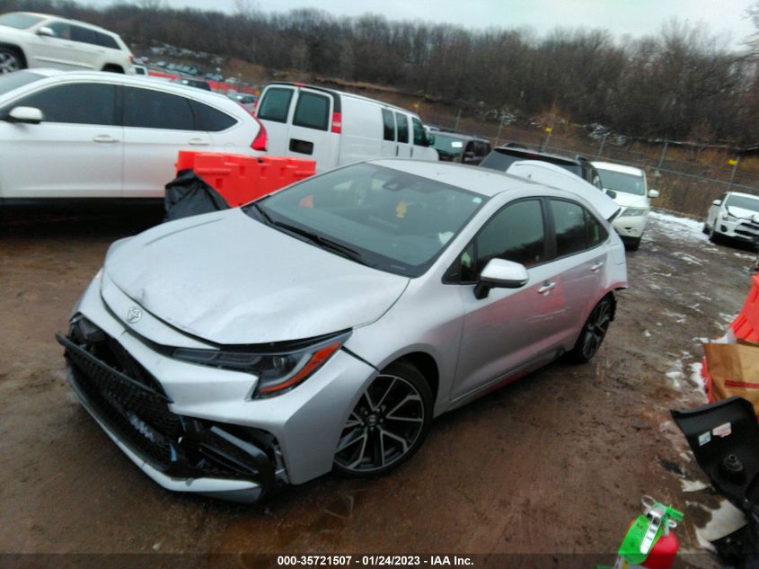 2022 TOYOTA COROLLA SE/SE NIGHTSHADE/APEX SE VIN: JTDS4MCE3N3501109