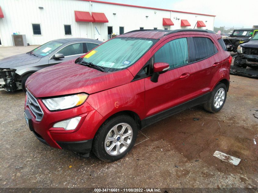 2020 FORD ECOSPORT SE VIN: MAJ3S2GE1LC362755
