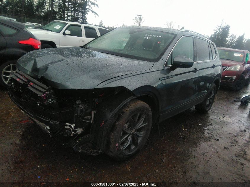 2022 VOLKSWAGEN TIGUAN SE VIN: 3VV2B7AXXNM072630