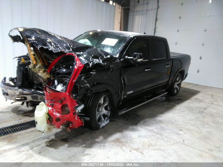 2021 RAM 1500 LARAMIE VIN: 1C6SRFJT0MN635181