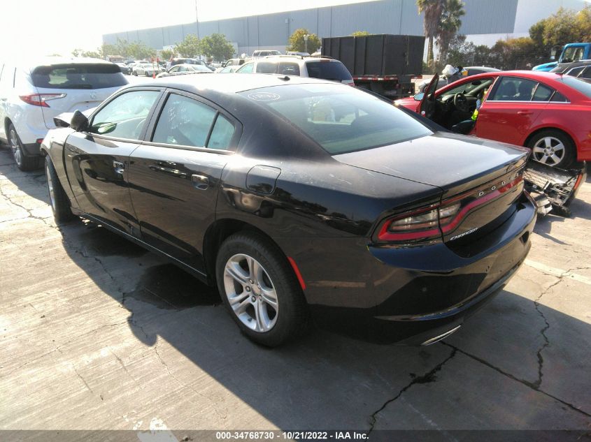 2022 DODGE CHARGER SXT VIN: 2C3CDXBG2NH152485