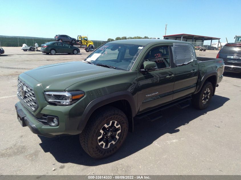 2022 TOYOTA TACOMA 4WD SR/SR5/TRD SPORT VIN: 3TMCZ5AN5NM488554