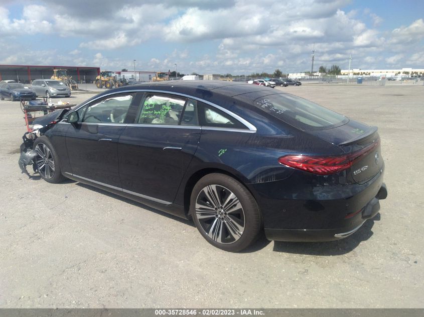 2023 MERCEDES-BENZ EQS EQS 450+ VIN: W1KCG2DB6PA025706