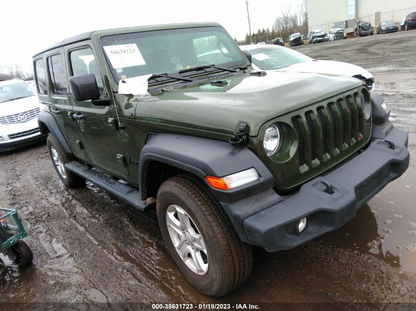 2022 JEEP WRANGLER UNLIMITED SPORT S VIN: 1C4HJXDG8NW132976