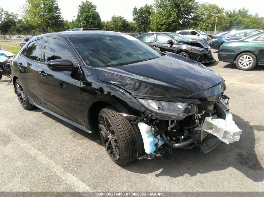 2021 HONDA CIVIC HATCHBACK SPORT VIN: SHHFK7H43MU410298