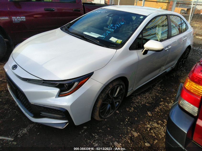 2022 TOYOTA COROLLA SE/SE NIGHTSHADE/APEX SE VIN: JTDS4MCE5N3509535
