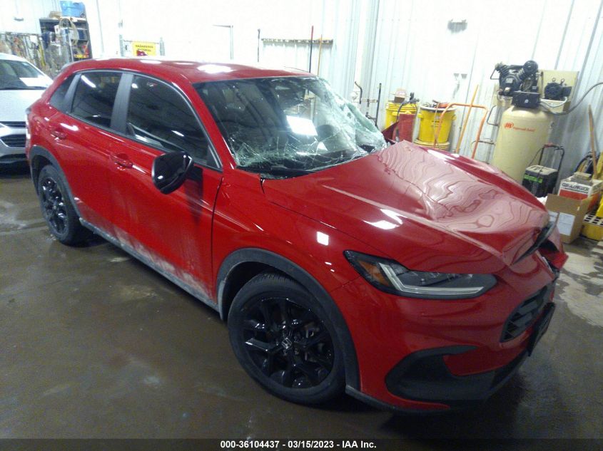 2023 HONDA HR-V SPORT VIN: 3CZRZ2H52PM715534