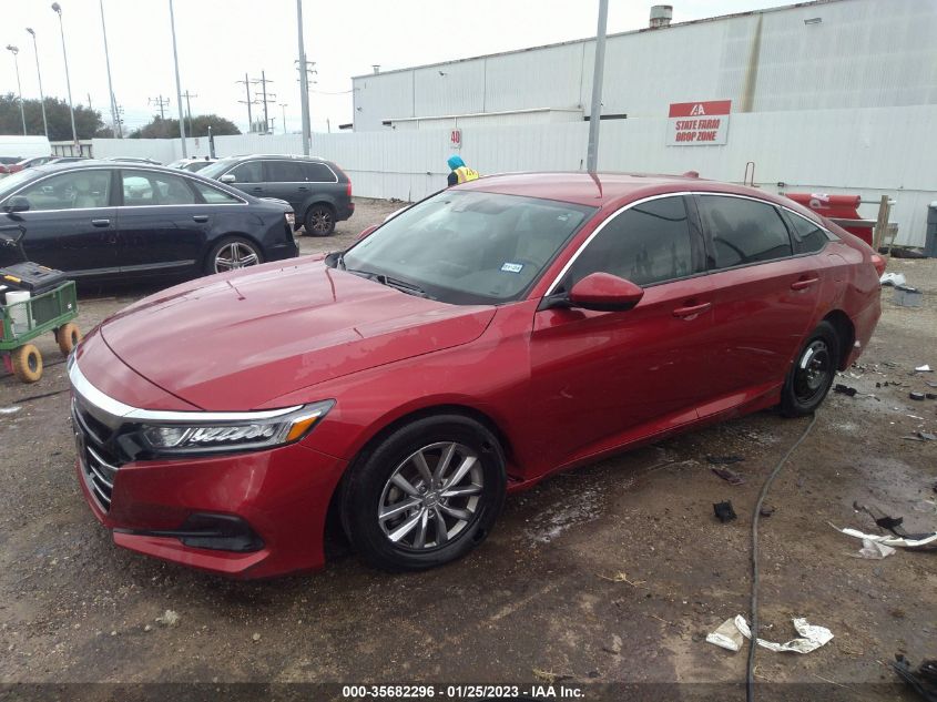2021 HONDA ACCORD SEDAN LX VIN: 1HGCV1F12MA055913