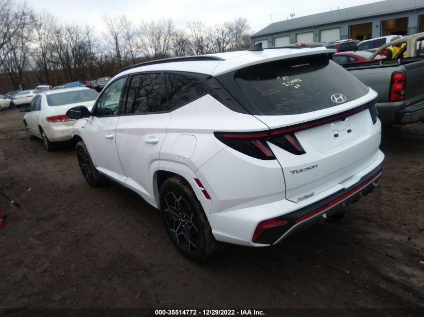 2022 HYUNDAI TUCSON N LINE VIN: KM8JFCAEXNU162826