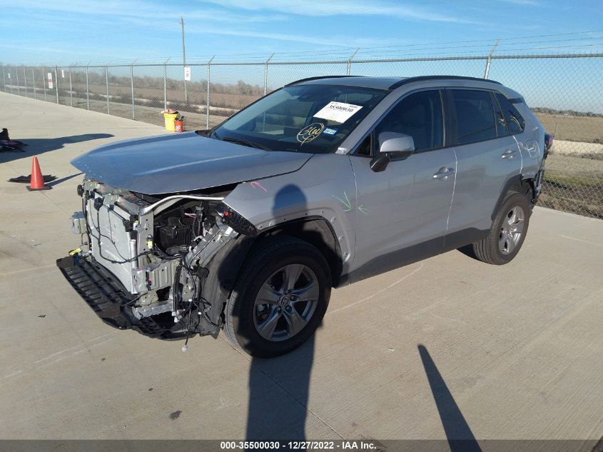 2022 TOYOTA RAV4 XLE VIN: 2T3W1RFV9NW213529