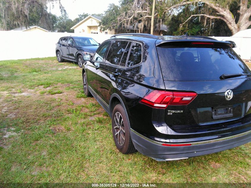 2021 VOLKSWAGEN TIGUAN SE VIN: 3VV3B7AX7MM080168