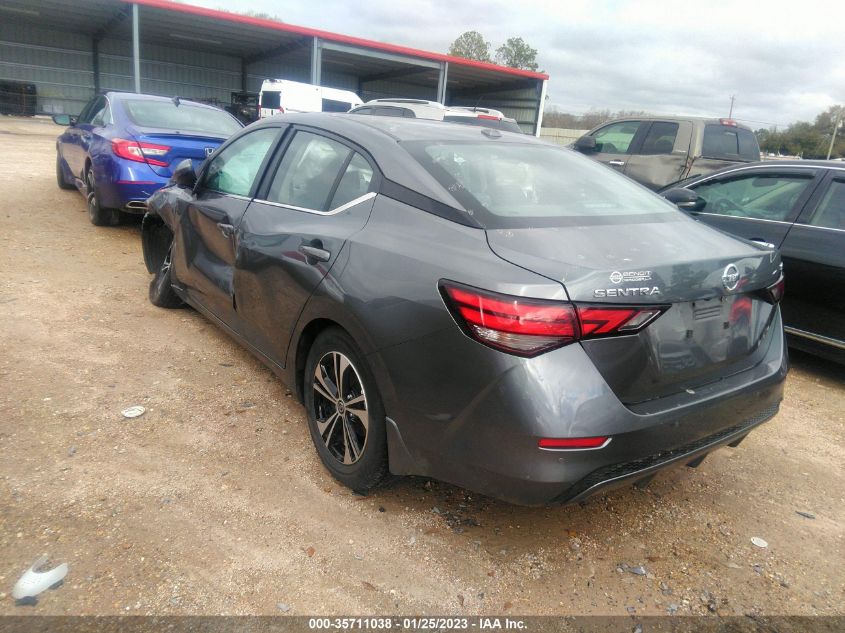 2022 NISSAN SENTRA SV VIN: 3N1AB8CV4NY248949