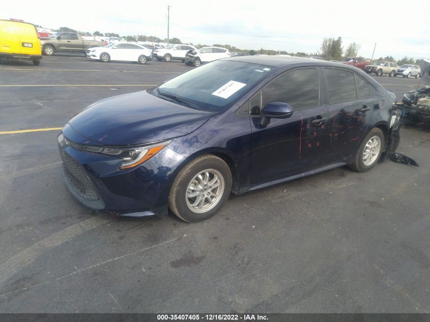 2022 TOYOTA COROLLA HYBRID LE VIN: JTDEAMDEXNJ051877