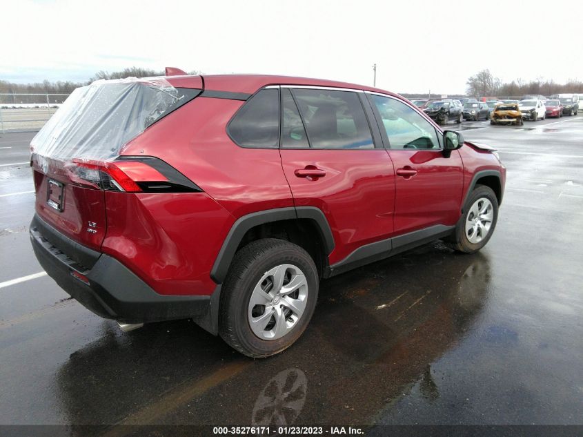 2022 TOYOTA RAV4 LE VIN: 2T3F1RFV0NW329041