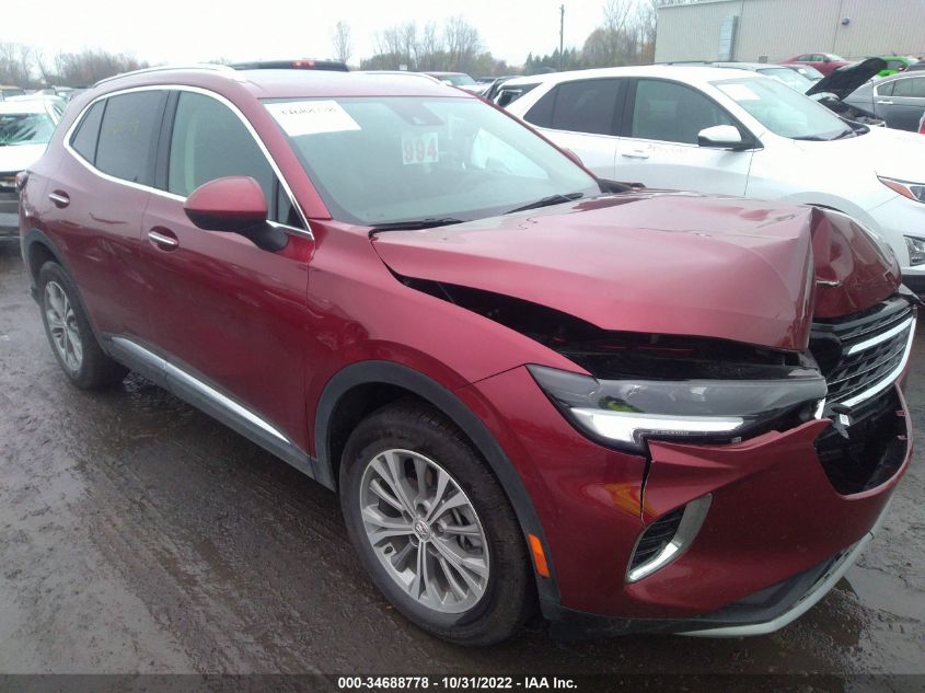 2022 BUICK ENVISION PREFERRED VIN: LRBAZLR47ND030452