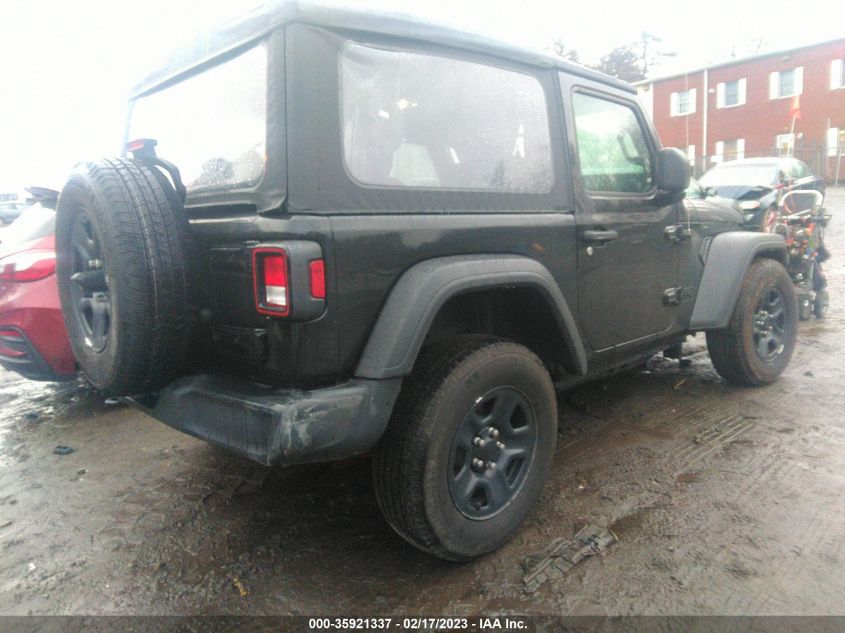 2022 JEEP WRANGLER SPORT VIN: 1C4HJXAG6NW202124