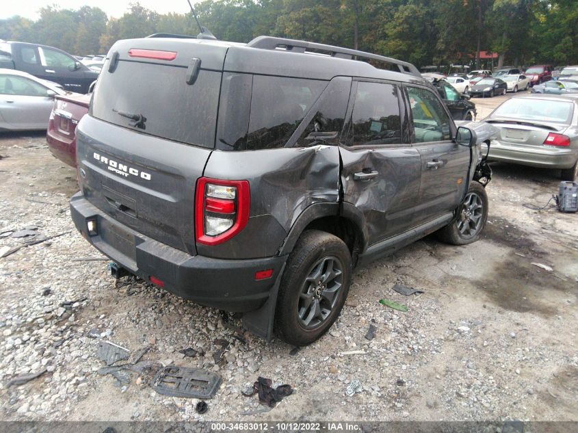 2021 FORD BRONCO SPORT BADLANDS VIN: 3FMCR9D90MRA06964