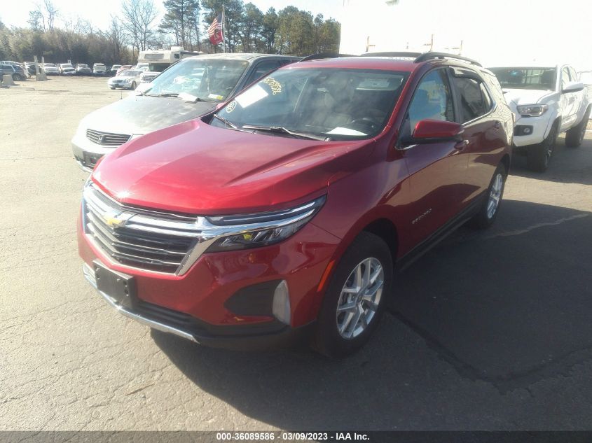 2022 CHEVROLET EQUINOX LT VIN: 3GNAXUEV7NL120309