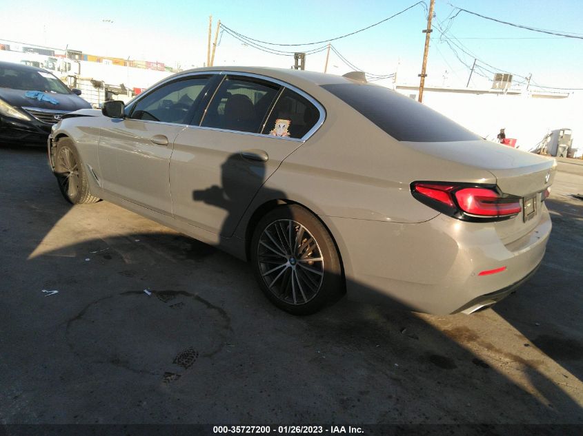 2022 BMW 5 SERIES 530I VIN: WBA53BH00NWX47760