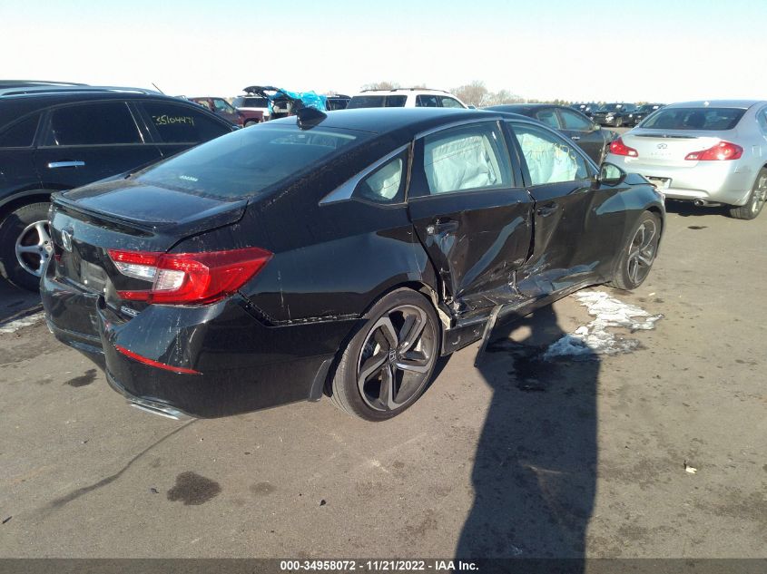 2022 HONDA ACCORD SEDAN SPORT SE VIN: 1HGCV1F40NA028236