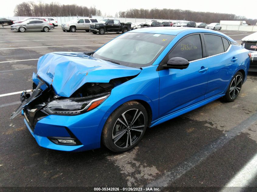 2022 NISSAN SENTRA SR VIN: 3N1AB8DV6NY219306