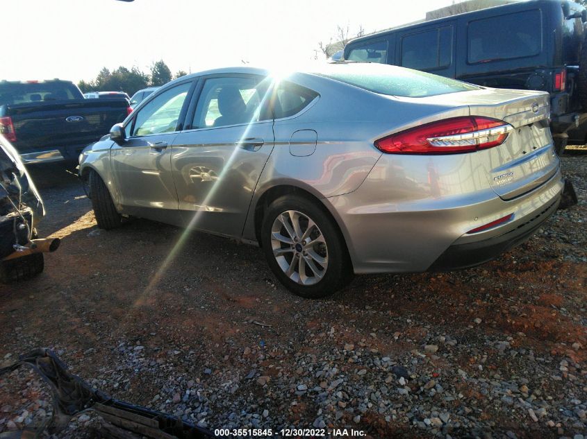 2020 FORD FUSION SE VIN: 3FA6P0HDXLR260980