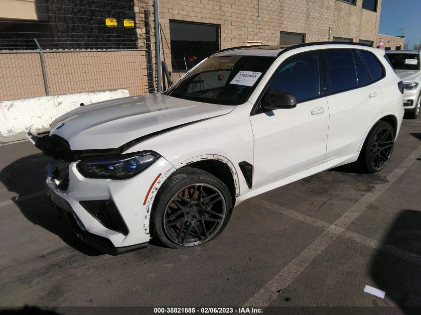2022 BMW X5 M VIN: 5YMJU0C01N9J97176