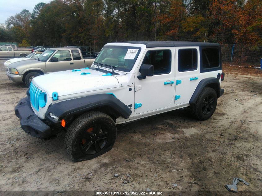 2021 JEEP WRANGLER UNLIMITED SPORT ALTITUDE VIN: 1C4HJXDN0MW679589