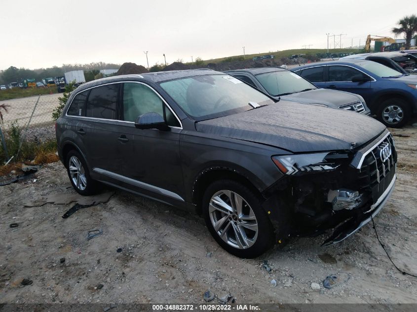 2021 AUDI Q7 PREMIUM PLUS VIN: WA1LJAF7XMD012654