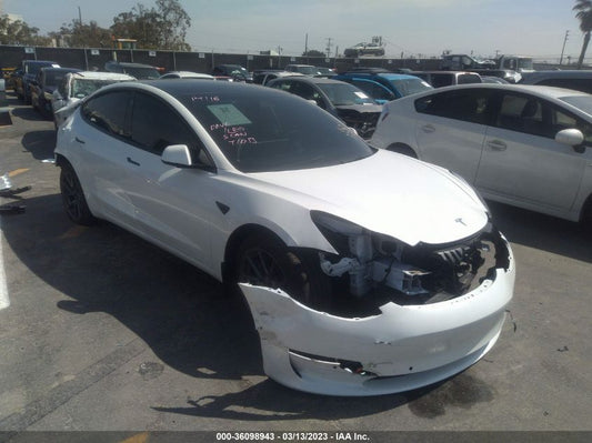 2022 TESLA MODEL 3 LONG RANGE VIN: 5YJ3E1EB2NF122124
