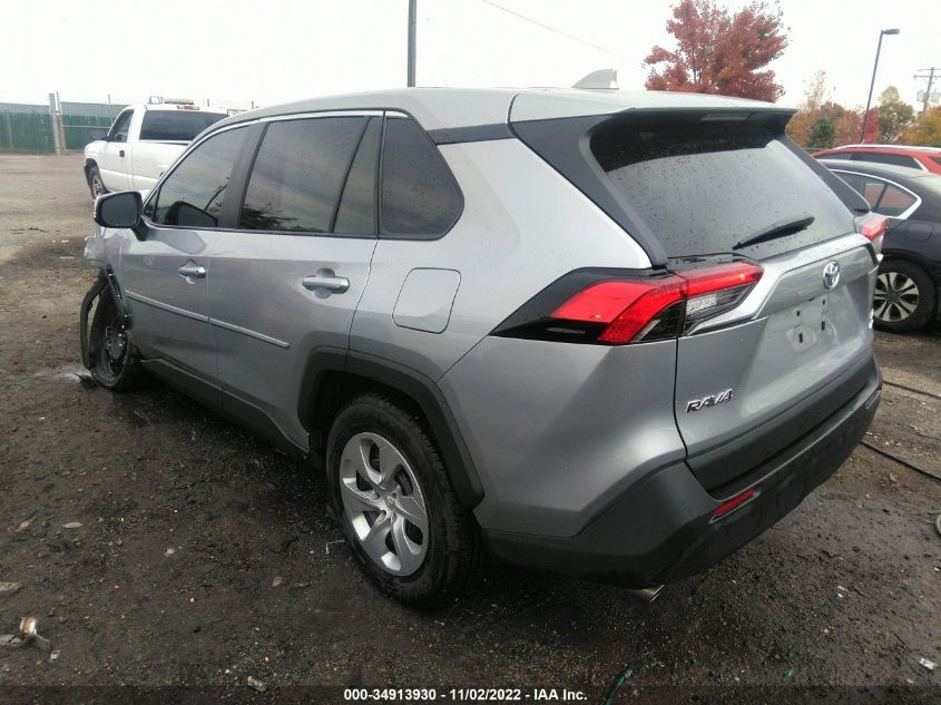 2022 TOYOTA RAV4 LE VIN: 2T3G1RFV3NC286286
