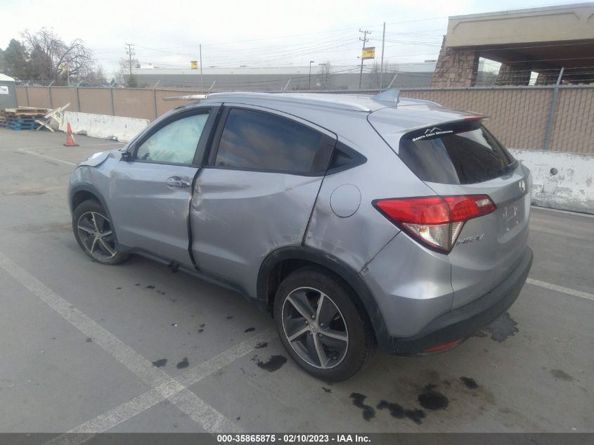 2022 HONDA HR-V EX VIN: 3CZRU6H57NM708274