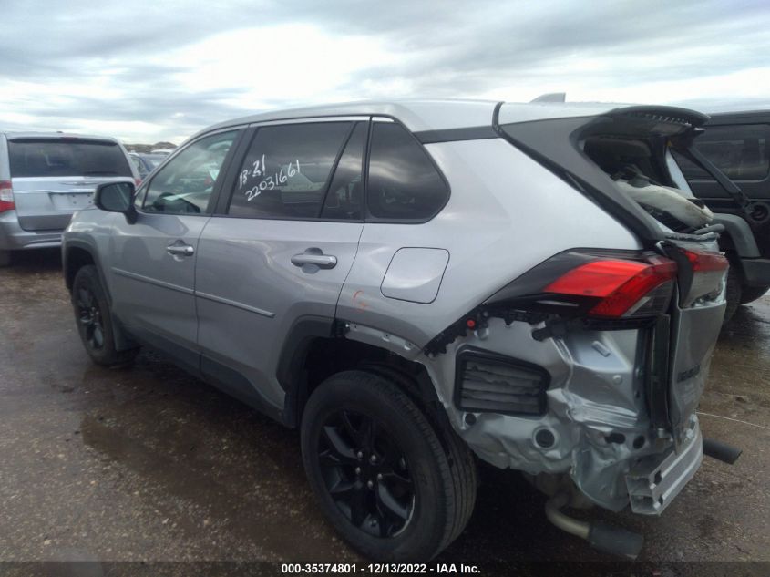 2022 TOYOTA RAV4 LE VIN: 2T3H1RFV6NC208296